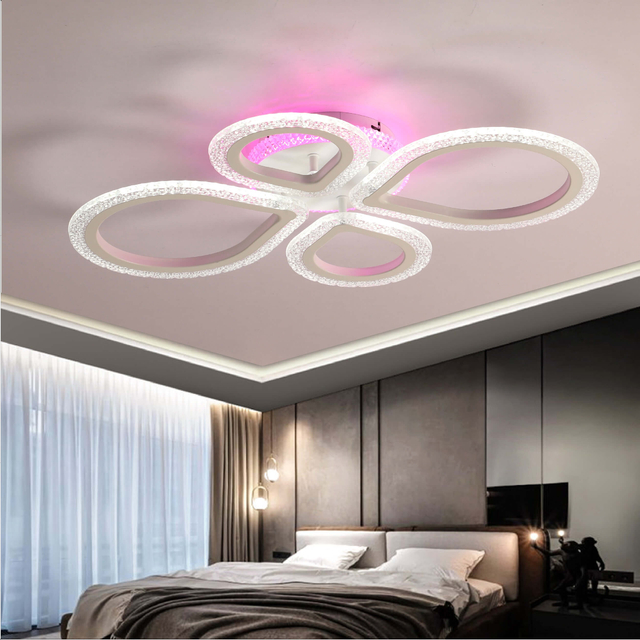 four round led ceiling light 