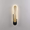 Contemporary Oval-Shaped Wall Lamp