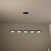 five circles led pendant light