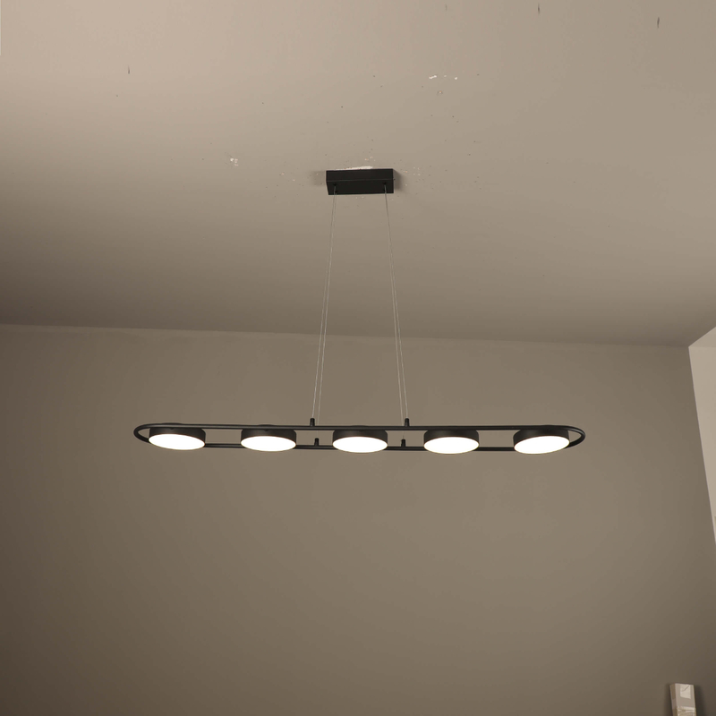 five circles led pendant light