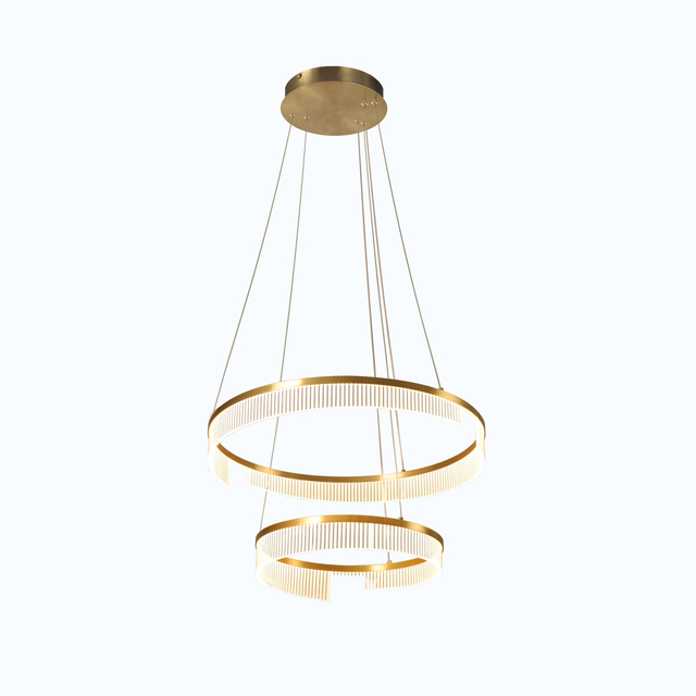 Elegant Brass Pendant Lighting Fixture
