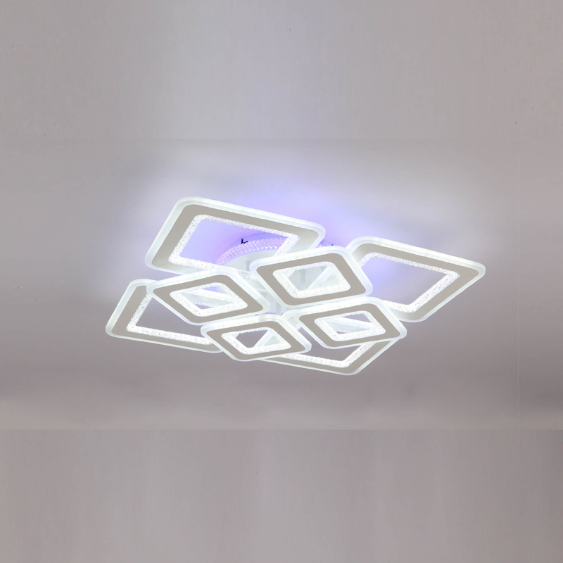 8 rhombuses led ceiling light