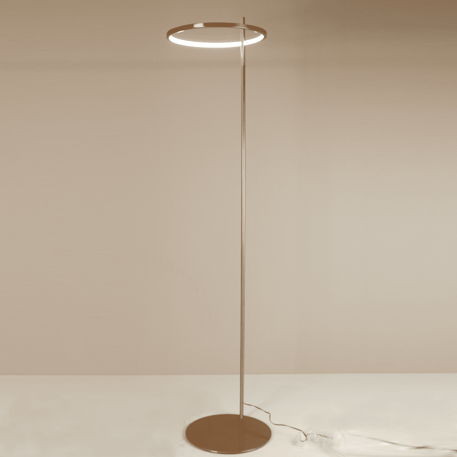 steel led floor light for living room