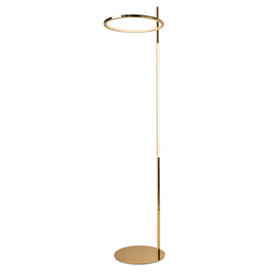 steel led floor light