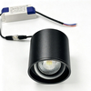 Round surface install COB LED downlight no cutout ceiling lamp for hotel office home use