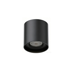 Black matte metal cylinder surface mounted LED downlight anti-glare honeycomb mesh ceiling spot lamp